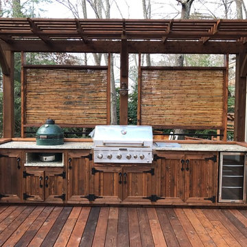 Outdoor Kitchen East Cobb with Green Egg