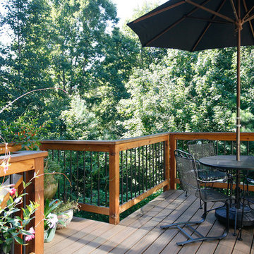 Outdoor Living Space Enhances a Backyard View