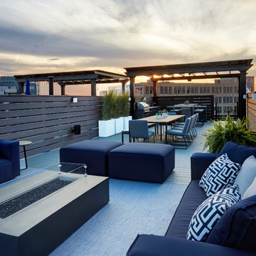 Outdoor Rooms Partition Chicago Rooftop