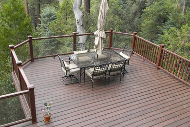 Example of a classic deck design in San Diego