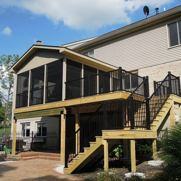 Partial Covered Wood Deck