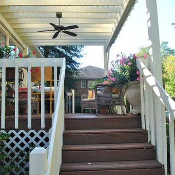 Pergola addtion adds function and style to this Irmo, SC, deck!