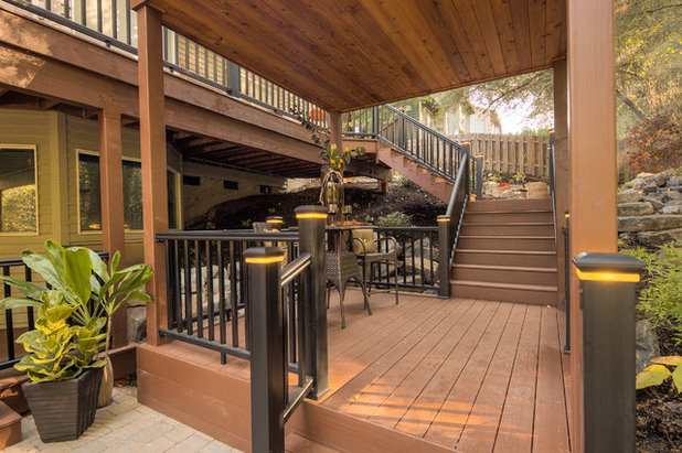 Traditional Deck by Paradise Restored Landscaping & Exterior Design