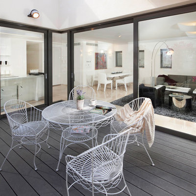 Inspiration for a contemporary deck remodel in Other