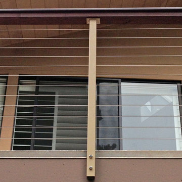 Powder Coated Cable Railing Posts
