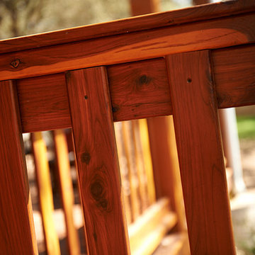 PPG ProLuxe Stain On Deck Railing