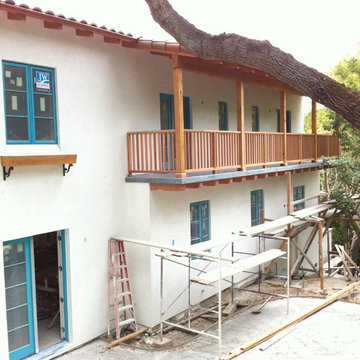 Rear elevation of Spanish Colonial