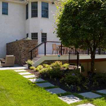 Rear Yard Deck and Patio Makeover