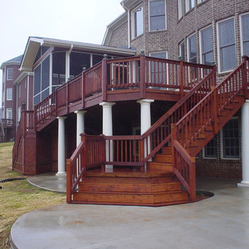 Red Wood Deck