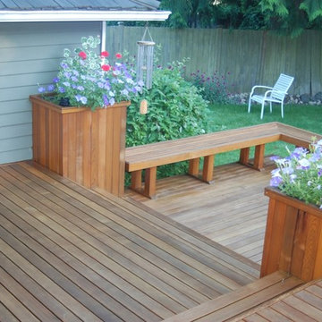 Redmond custom clear cedar deck