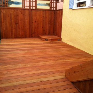 Redwood deck, Oakland Ca