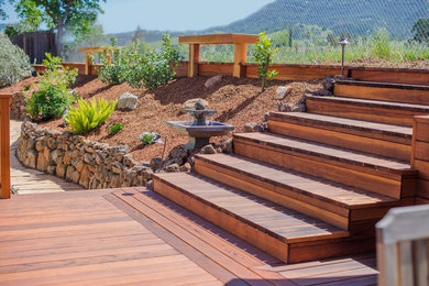 Example of a mountain style deck design in San Francisco