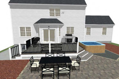 Example of a transitional deck design in Boston