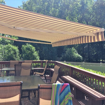 Retractable Awning over Deck