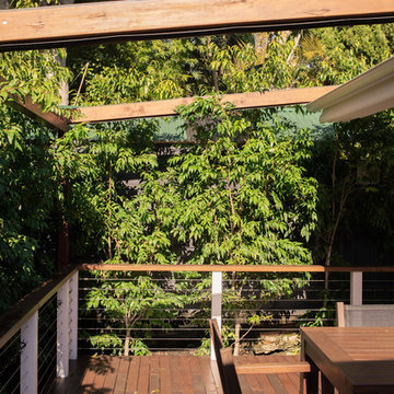 Retractable Roof on Timber Pergola Frame