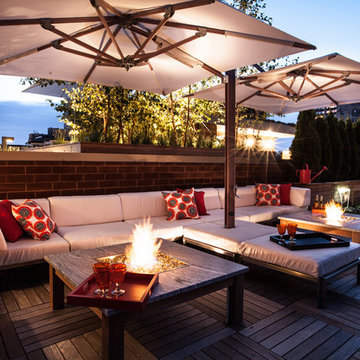 Revelry at the penthouse