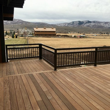Ridgeline - Vertical Exterior Railings & Hand-finished Balusters