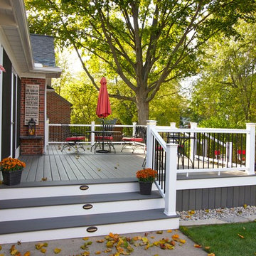 Riverfront deck and porch