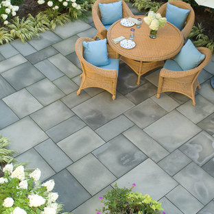 Esempio di una terrazza boho chic