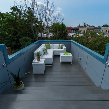 Roof Deck on Historic Row House