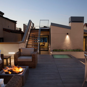 Roof Deck with Outdoor Fire Pit