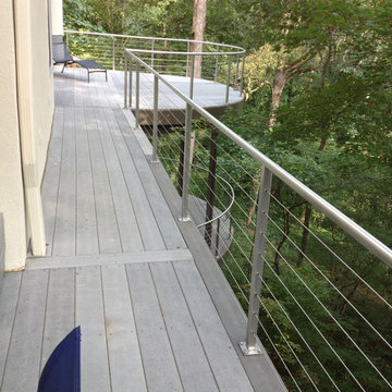 Round Tube Stainless Steel Cable Railing
