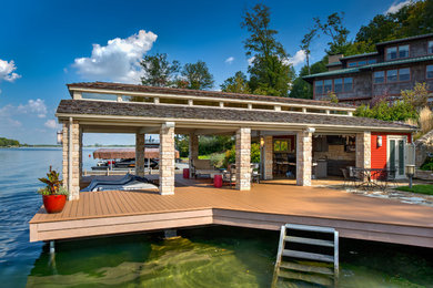 Rustic Modern Boathouse
