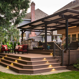 75 Beautiful Large Deck With A Pergola Pictures Ideas July 2021 Houzz