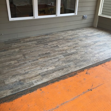 Screened porch tile