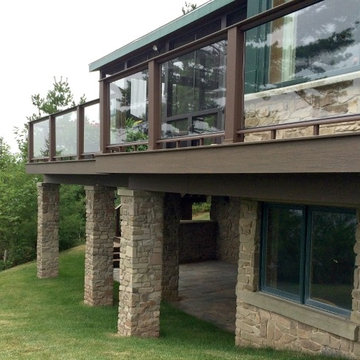 Screened Porch with Composite Decking