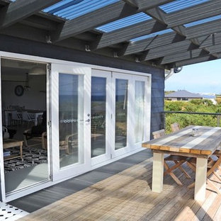 Modelo de terraza escandinava en anexo de casas
