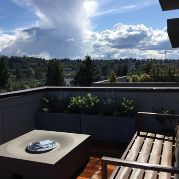 Seattle Fremont Rooftop Deck Garden