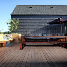 Rustic Deck by nicole helene designs
