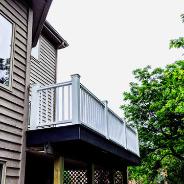 Second Level Composite Deck and Railing