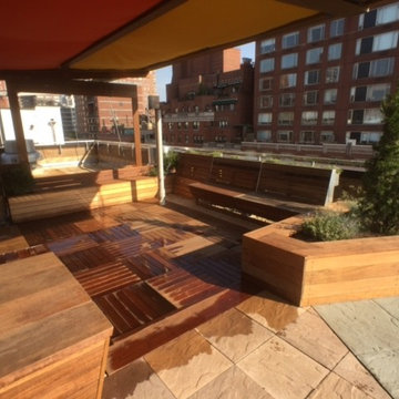Shaded Rooftop Deck