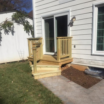 Small Patio Deck & Stairs