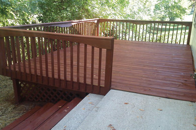 Solid Color Deck Strip - Re Stain With Semi Transparent