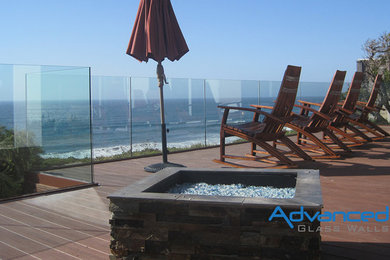 Inspiration for a coastal deck remodel in San Diego