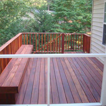 Southern Pines Tigerwood Deck & Screen Porch