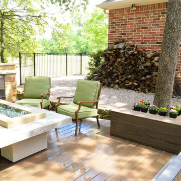 Southlake, TX, Pool Deck With Outdoor Kitchen