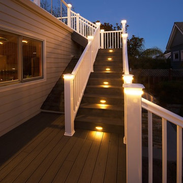 Stair Lighting - Santa Cruz Beach House