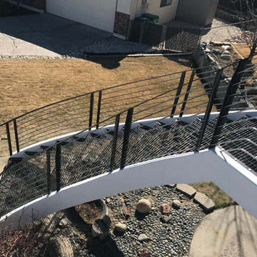 Steel railing