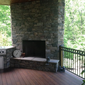 Stone Outdoor Living Space