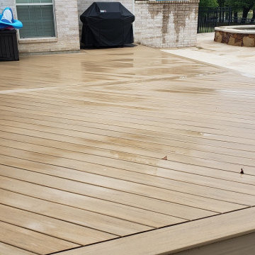 Stunning New Deck and Pool Surround North of Austin in Central Texas