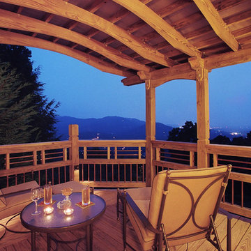 Suite Deck with Evening View