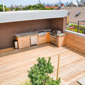 Swanky Chicago Rooftop Garden Remodel