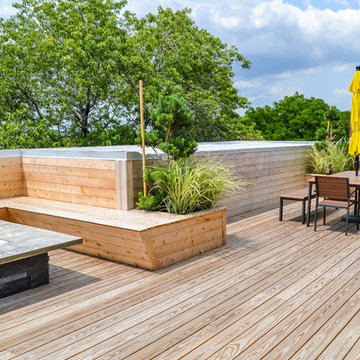 Swanky Chicago Rooftop Garden Remodel