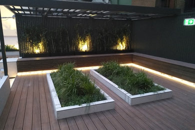 Photo of a modern terrace in Sydney.