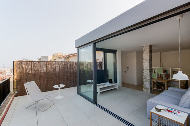 Contemporáneo Terraza y balcón by ADMETLLER ARQUITECTURA