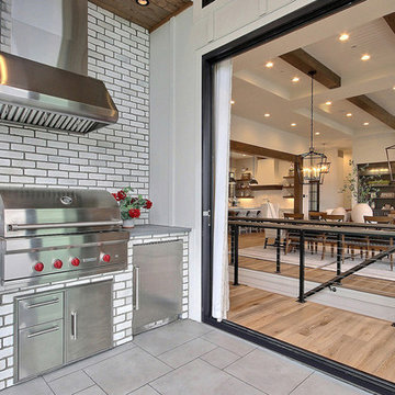 The Aurora : 2019 Clark County Parade of Homes : Outdoor BBQ Kitchen